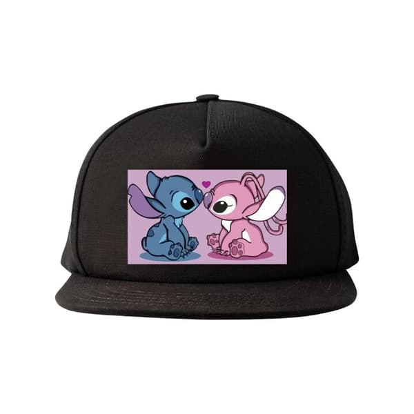 Snapback Keps | Bekväm och Justerbar för Vuxna Lilo & Stitch –