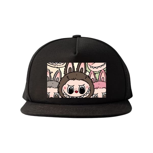 Snapback Keps | Bekväm och Justerbar för Vuxna Labubu Pastel C