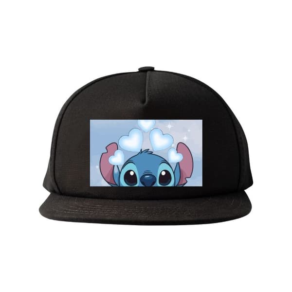 Snapback Caps | Komfortabel og Justerbar for Voksne Stitch Hopping Glede - Morsomt Design for Gave