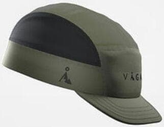 VÅGA CLUB CAP UTILITY GREEN/BLACK, löparkeps, funktionskeps