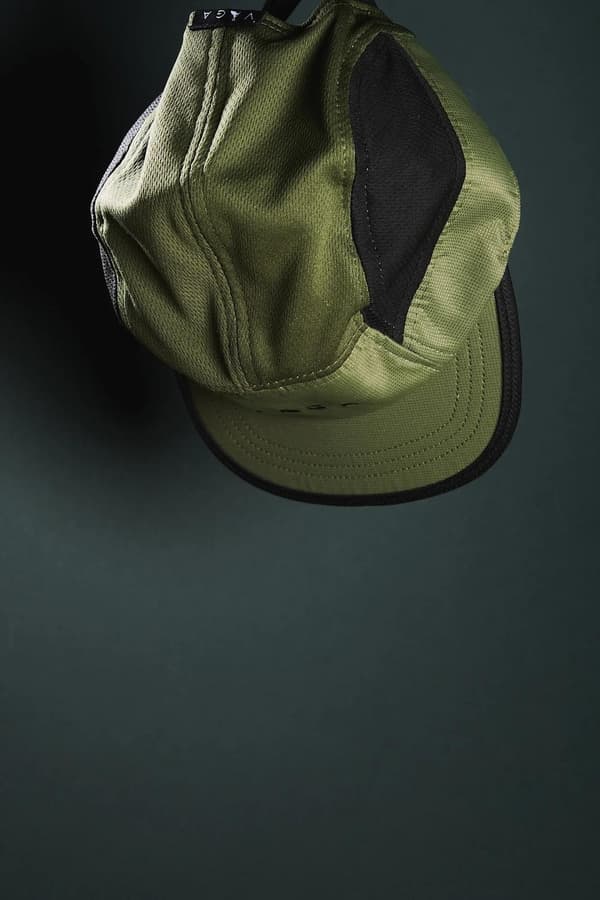 VÅGA CLUB CAP UTILITY GREEN/BLACK, löparkeps, funktionskeps