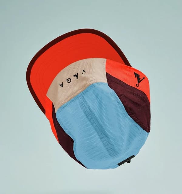 VÅGA CLUB CAP BEIGE/ BLUE/ BORDO/ ORANGE, löparkeps, funktionskeps