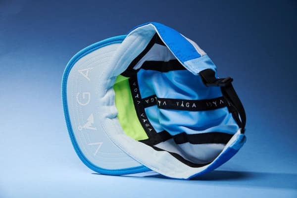VÅGA CLUB CAP PASTEL BLUE/MINT/LIGHT BLUE/NEON YELLOW, löparkeps, funktionskeps