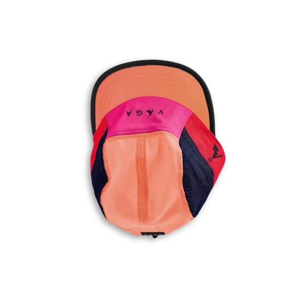 VÅGA CLUB CAP BLUEBIRD RED / POSTER PINK / PEACH, löparkeps, funktionskeps