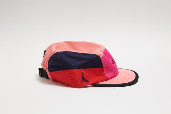 VÅGA CLUB CAP BLUEBIRD RED / POSTER PINK / PEACH, löparkeps, funktionskeps