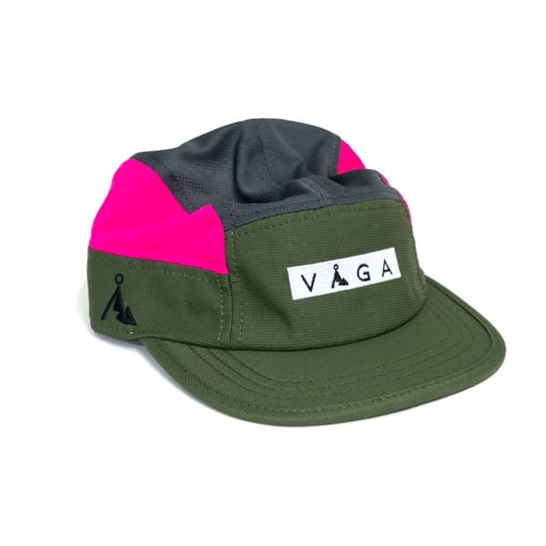 VÅGA CLUB CAP MID GREY/ MILITARY GREEN/ NEON PINK/ CHARCOAL/ NEON YELLOW