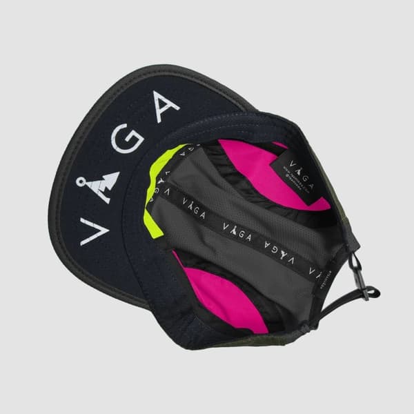 VÅGA CLUB CAP MID GREY/ MILITARY GREEN/ NEON PINK/ CHARCOAL/ NEON YELLOW