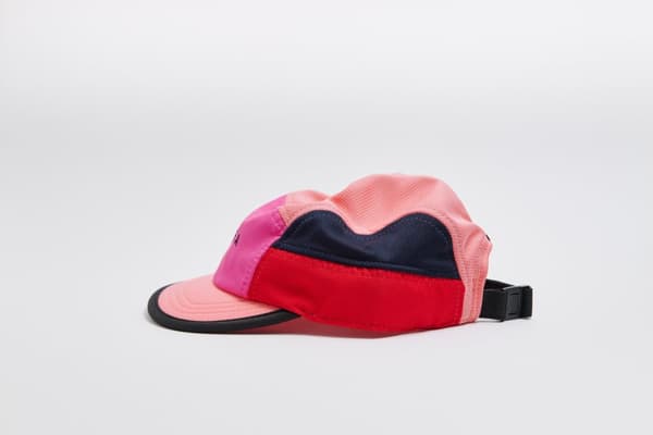 VÅGA CLUB CAP RED / POSTER PINK / PEACH , löparkeps, funktionskeps