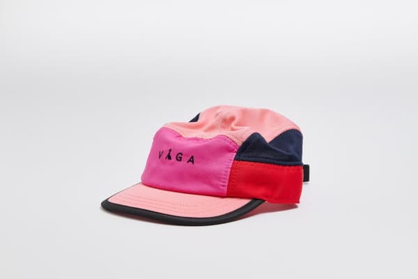 VÅGA CLUB CAP RED / POSTER PINK / PEACH , löparkeps, funktionskeps
