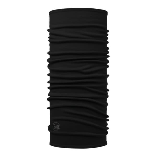 BUFF MIDWEIGHT MERINO WOOL - Välj färg i listan! Solid Black