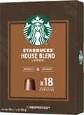 Miniatyrbild 1 av 2: Starbucks Nespresso House Blend Kaffekapslar, 18st, 103g