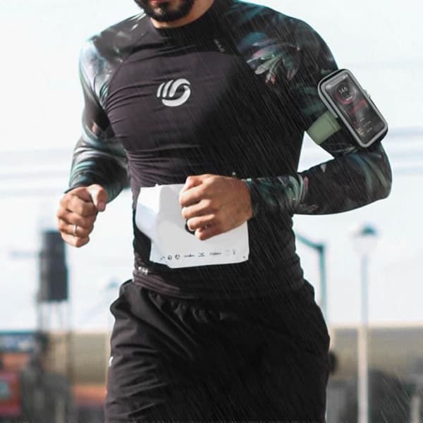 AVIZAR Sports Armband för Smartphone upp till 6,1'' Vattentät Svart