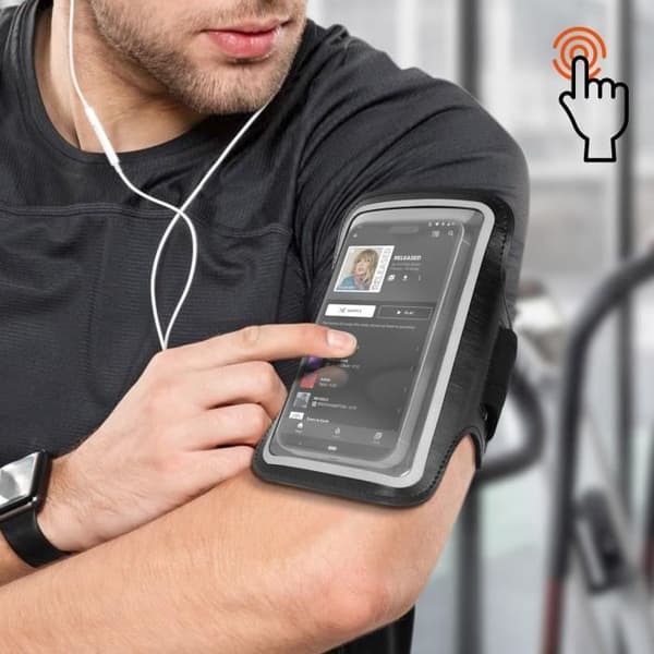Sportarmband - LINQ - för 7'' Smartphone - Anti-svett - Korthållare