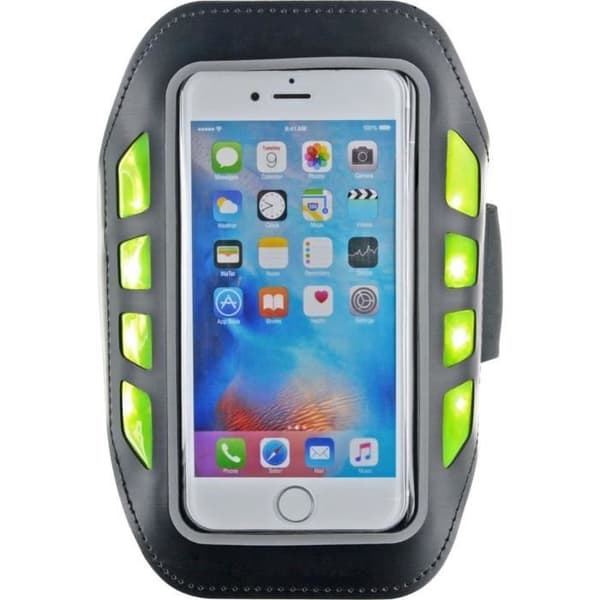 BIGBEN Universal 5,5" smartphonearmband - reflekterande lysdioder