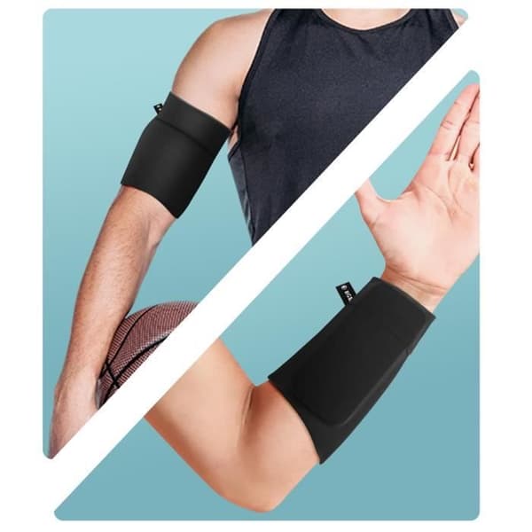 Sports Armband - BIGBEN - Mjukt anti-perspirant svart tyg - Universal för smartphones