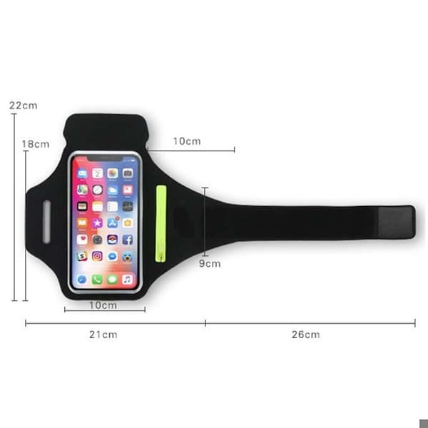 Sportarmband med hörlursficka, sportarmband för iPhone 14 13 12 11 Pro Max XR XS