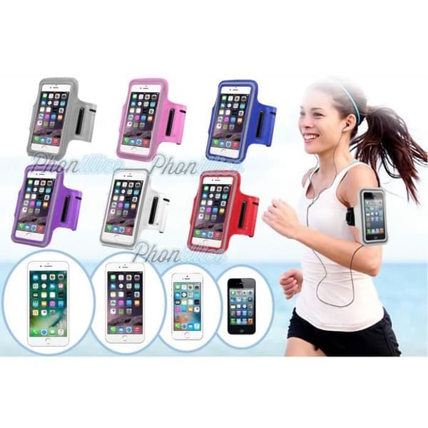 Sportarmband Rosafärgad kompatibel med Apple iPhone 7 PLUS - Phonillico®