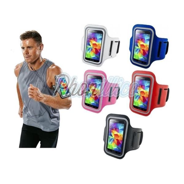 Sportarmband Blå kompatibel med Samsung Galaxy S7 Edge Phonillico®