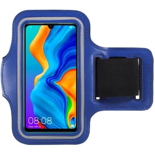 Sportarmband Blå kompatibel med Huawei P50-P40-P30-P SMART-Y8P-Y5P-NOVA-MATE 20 - Justerbart skydd för löpning SportGym Phonillico®