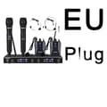 Miniatyrbild 1 av 2: Karaoke trådlös mikrofon, UHF, 4 kanaler, EU Plug 501 538 H2