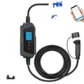 Pikkukuva 1 / 2: Sähköauton latausasema, Wallbox Type2 -kaapeli, APP WIFI -ohjaus, 7KW-sovellus