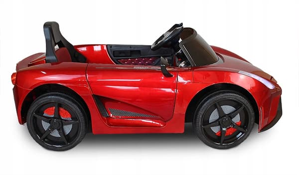 Elbil D/ på batteri. LAMBO RÖD FÄRG
