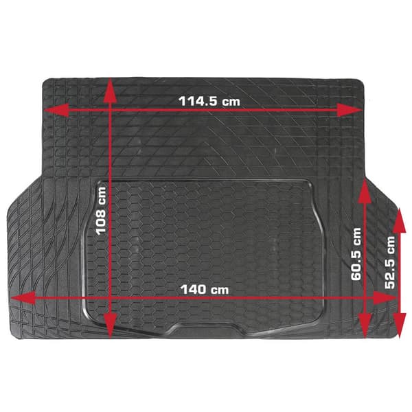 DINO 130026 Bagagerumsmatta Passar till följande modeller Universal (L x B) 108 cm x 140 cm Svart