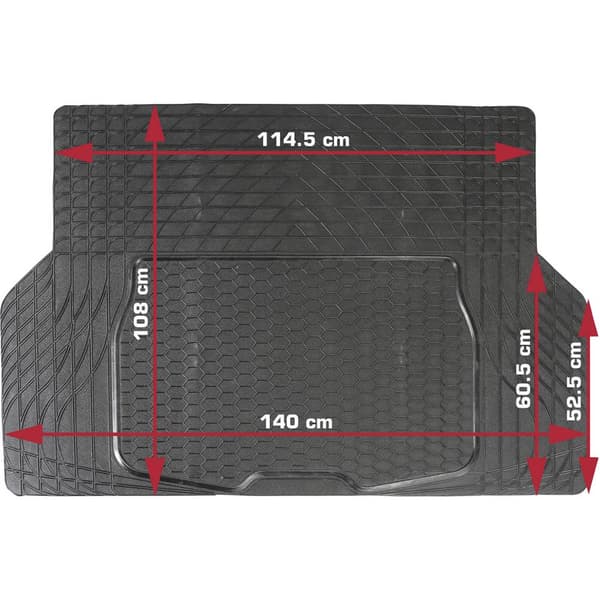 DINO 130026 Bagagerumsmatta Passar till följande modeller Universal (L x B) 108 cm x 140 cm Svart