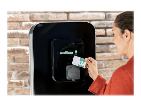 Wallbox Copper SB - EV-laddningsstation - 22 kW - 32 A (IEC 62196 Type 2) - svart