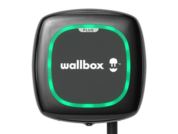 Wallbox Pulsar Plus, Musta, Seinä, Musta, AC, Tyyppi 2, IK08