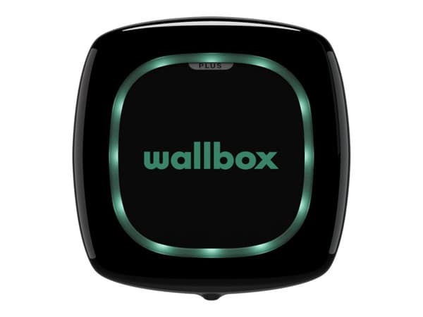 Wallbox Pulsar Plus, Musta, Seinä, Musta, AC, Tyyppi 2, IK08
