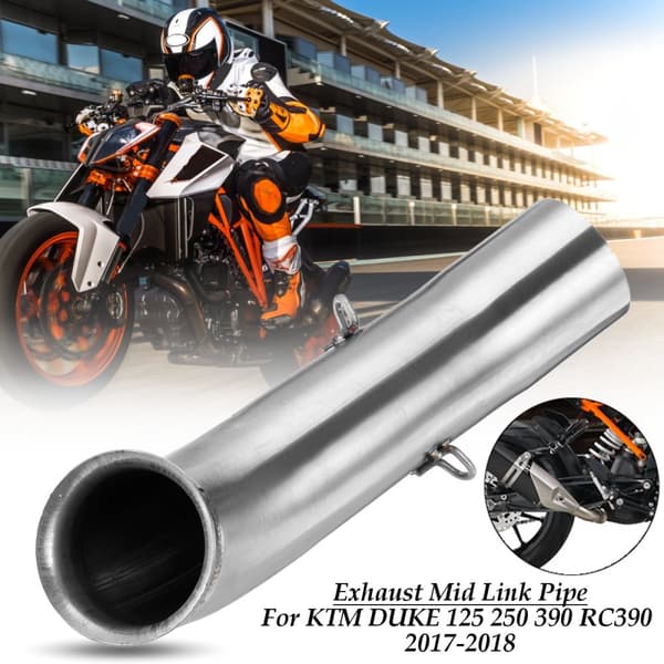 Moottoripyörän pakokaasun keskilenkin putken äänenvaimennin KTM DUKE 125 250 390 RC390 2017-2018