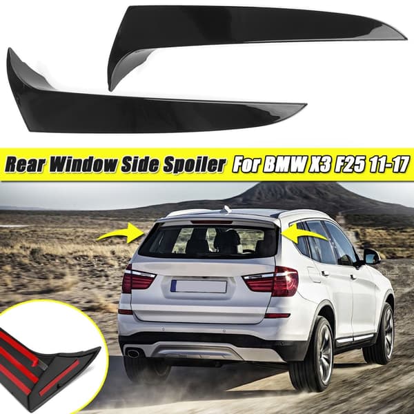 Et par bagrude sidespoiler luftsplitter til BMW X3 F25 2011-2017