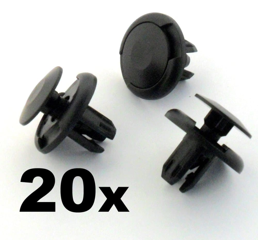 20x Plastic Honda Grille, Wheel Ratt Arch Lining, Splashguard & Bumper st�tf�ngare Trim Clips