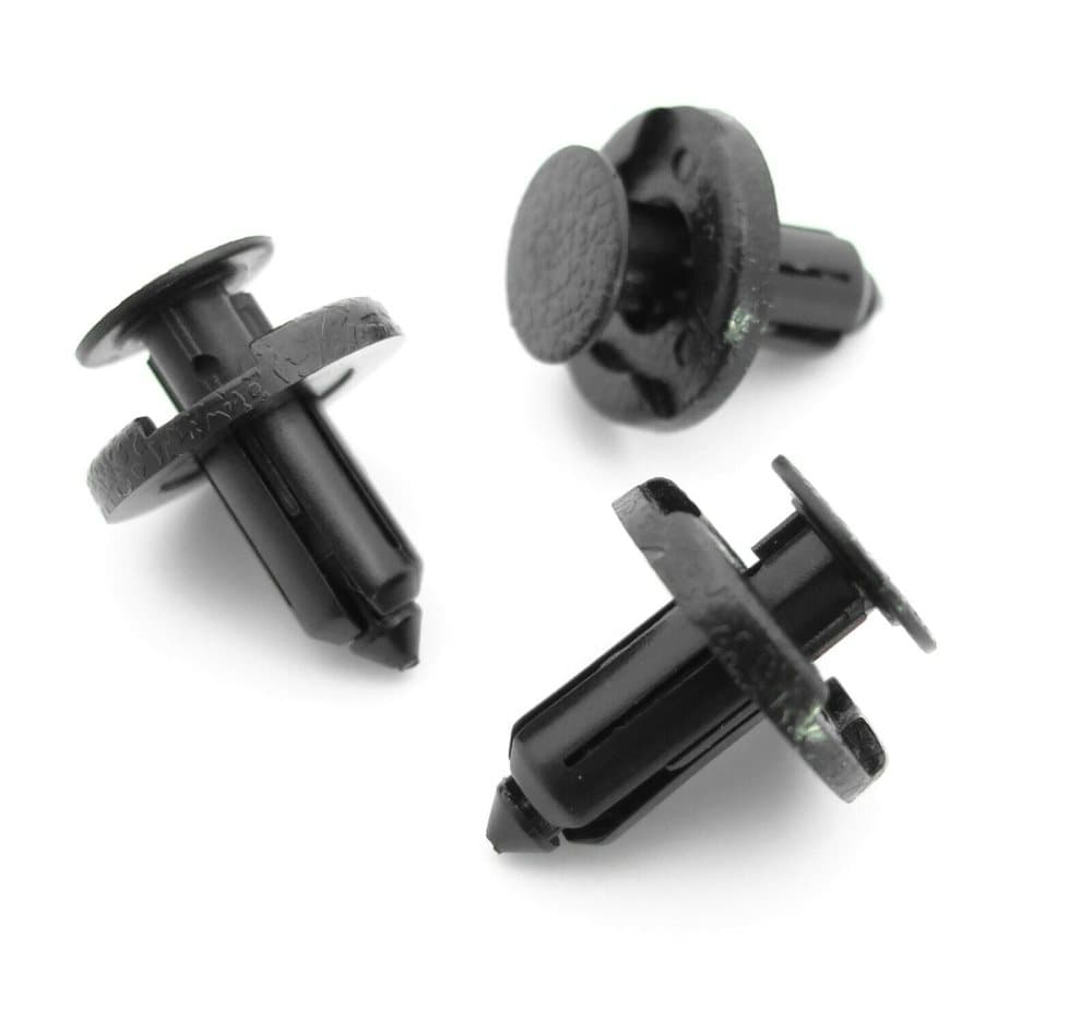 10x 8mm Trim Clips f�r Nissan Qashqai, Juke, Micra- Bumper st�tf�ngare, Grille, Arch Lining