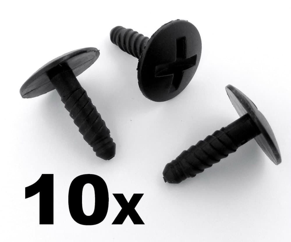 10x VW Volkswagen T5 Transporter LT Headlight Engine Battery Grille Cover Screws