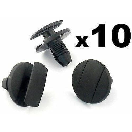 10x Citroen Wheel Arch Lining, Splashguard & Bumper Plastic Trim Clips Rivets