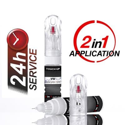 VW/AUDI LB7R MANGAN GREY PAINT TOUCH UP PEN/BRUSH SCRATCH CHIP REPAIR