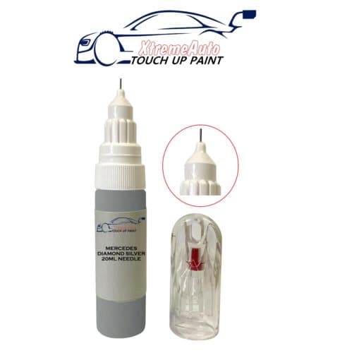 Mercedes DIAMOND SILVER 988 TOUCH UP PEN BOTTLE BRUSH REPAIR PAINT CHIP