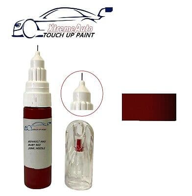 TOUCH UP CAR PAINT 20ML PEN Renault RUBY RED NNJ CHIP REPAIR SCUFF MARK