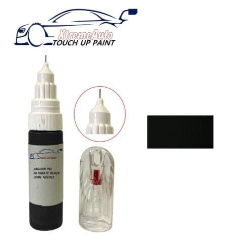 JAGUAR ULTIMATE BLACK PEL PAINT TOUCH UP PEN REPAIR XK XKR F-TYPE XJ F PACE