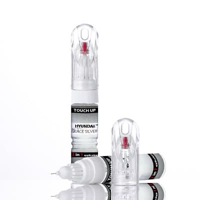 HYUNDAI 5S SPACE SILVER PAINT TOUCH UP PEN/BRUSH SCRATCH CHIP REPAIR