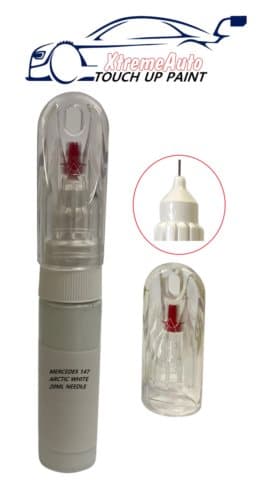 Mercedes ARCTIC WHITE 147 9147 TOUCH UP PEN BOTTLE BRUSH REPAIR PAINT