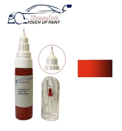 VAUXHALL FLAME RED MAGMA RED 547 TOUCH UP PEN BOTTLE BRUSH REPAIR PAINT CHIP
