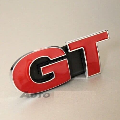 GT Front Grill Badge Emblem For VW Golf Scirocco Passat TDI MK4 MK5 MK6 MK7 MK8