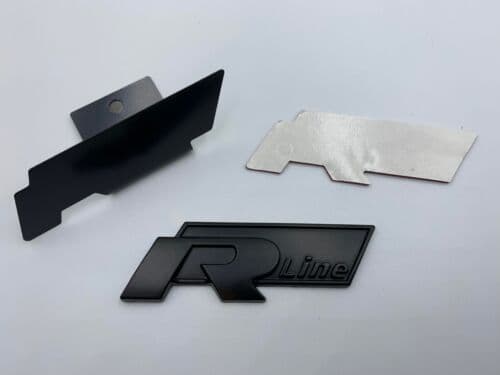 R Line Black Badge Grill fit for VW Volkswagen Golf Polo Scirocco Sticker R