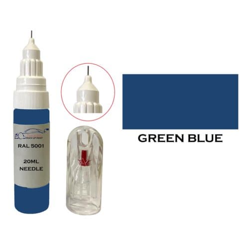 Ral 5001 Green Blue Gloss Touch Up Paint Brush Pen Wood Scratch Upvc Pvc