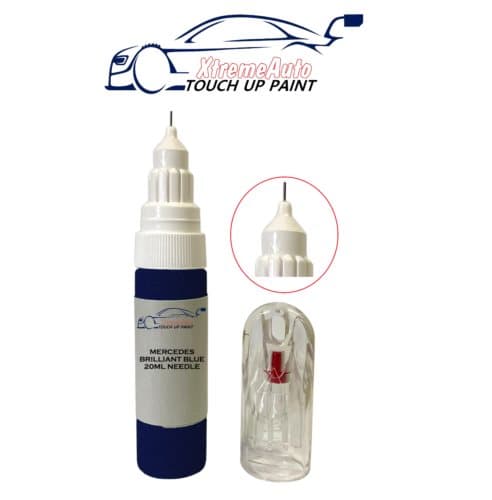 Mercedes Brilliant Blue 896 Touch Up Pen Bottle Brush Repair Paint Chip