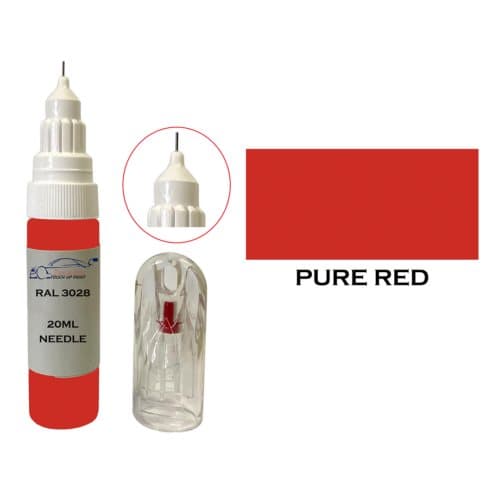 Ral 3027 Luminous Red Dull Matt Touch Up Paint Brush Pen Wood Scratch Upvc Pvc
