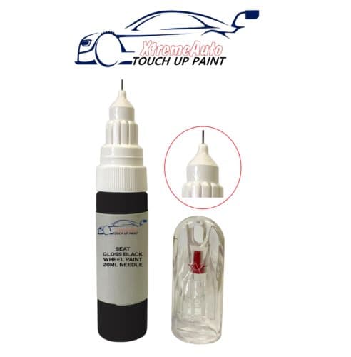 Touch Up Car Paint 20Ml Pen Seat Gloss Black Wheel Leon Ibiza Ateca Etc